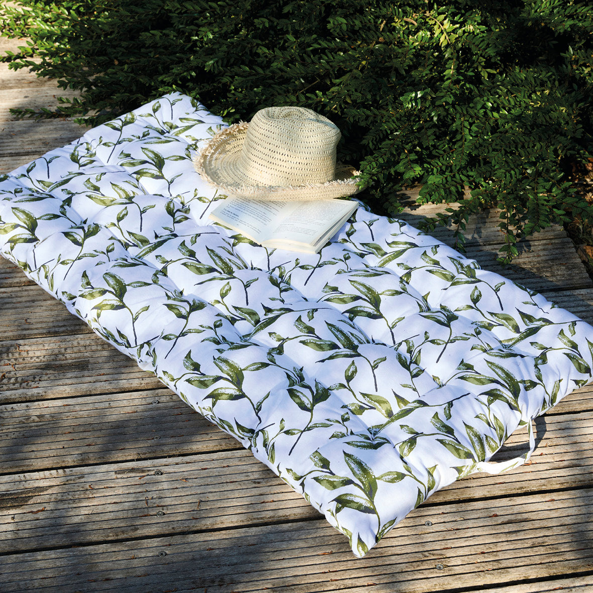 Floor mattress Natur'elle White - 60 x 120 x 4 cm
