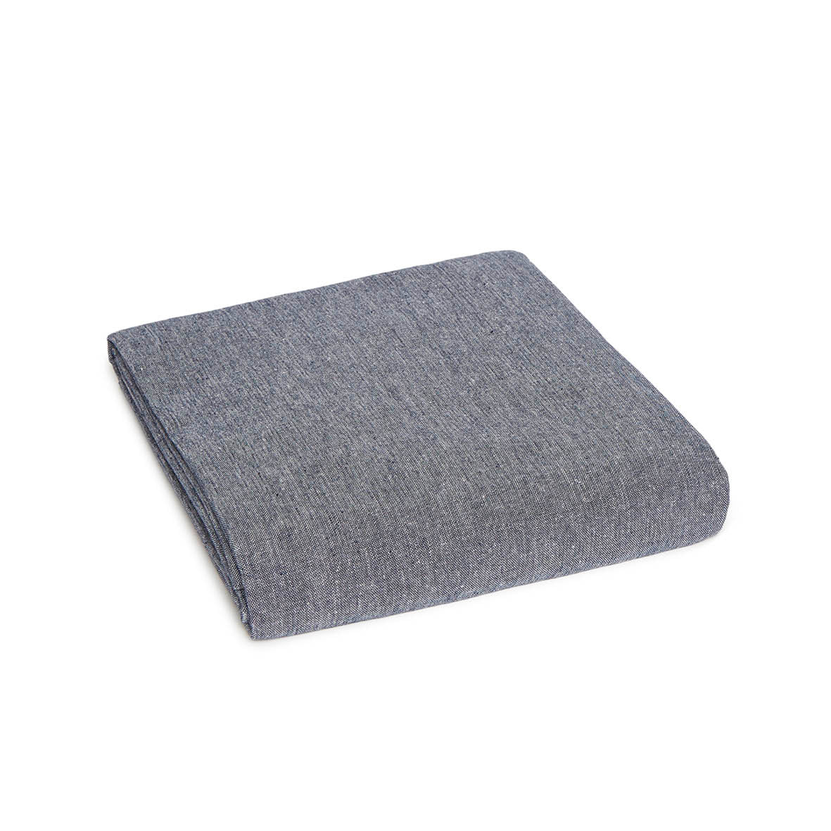 Set of 6 napkins Chambray Dark blue - 40 x 40 cm