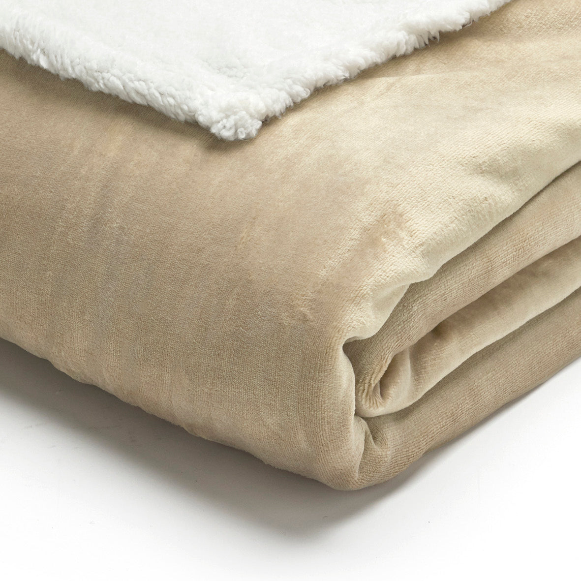 Fleece plaid - Lucien Beige - 150 x 200 cm