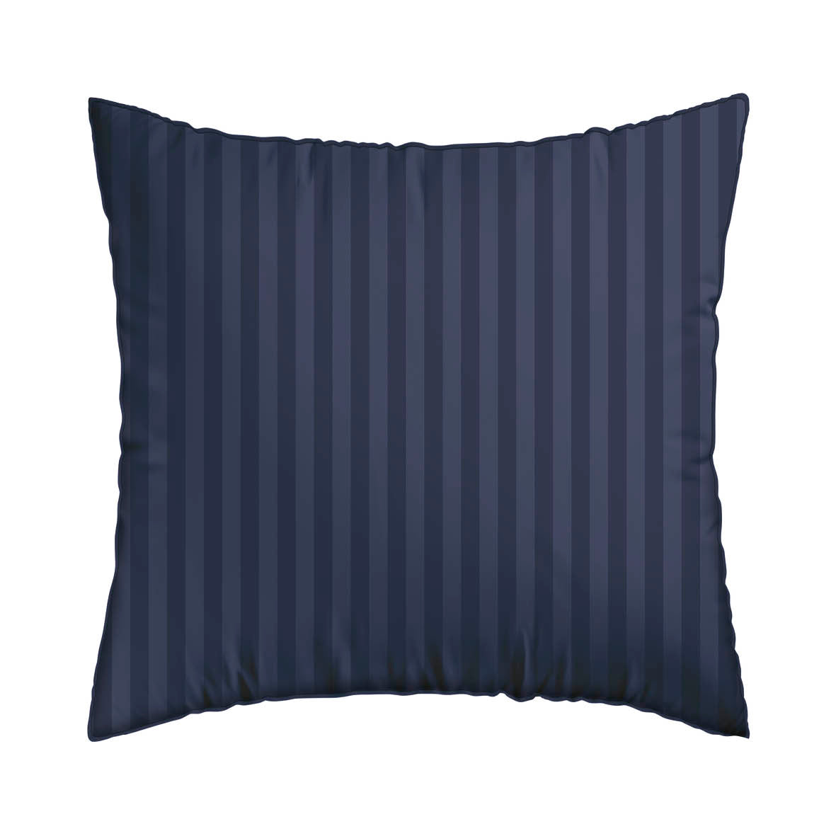 Pillowcase(s) cotton satin dobby stripe woven Dark blue