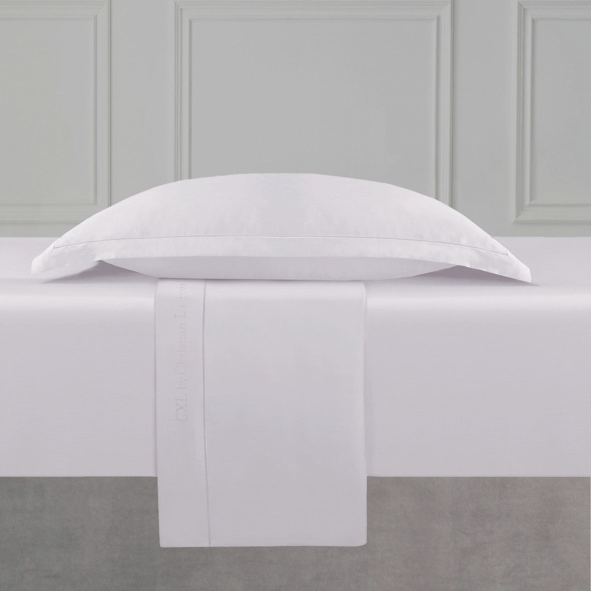 Sheet set cotton satin Uni 1 baratta - Grey 01