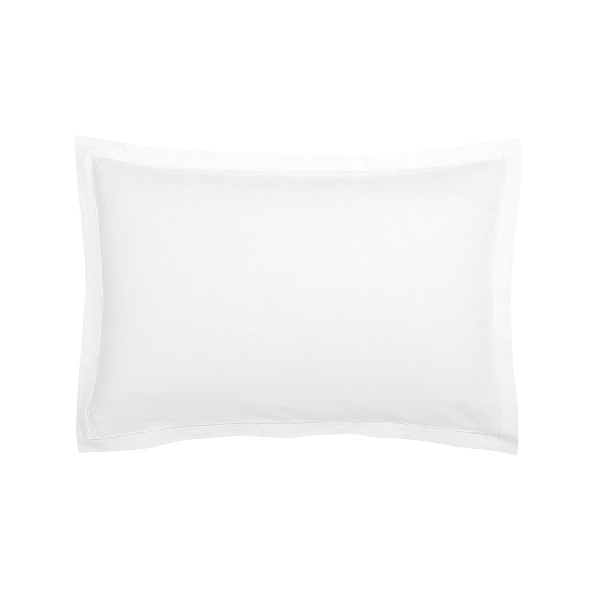 Pillowcase cotton satin Uni 1 baratta - White 01 2 x (50 x 70 cm)