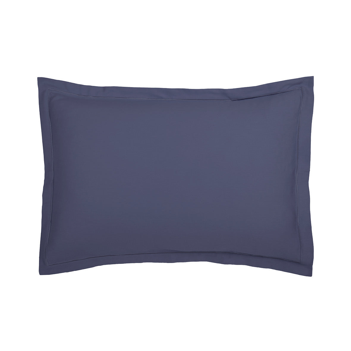 Pillowcase cotton satin Uni 1 baratta - Blue 06 2 x (50 x 70 cm)