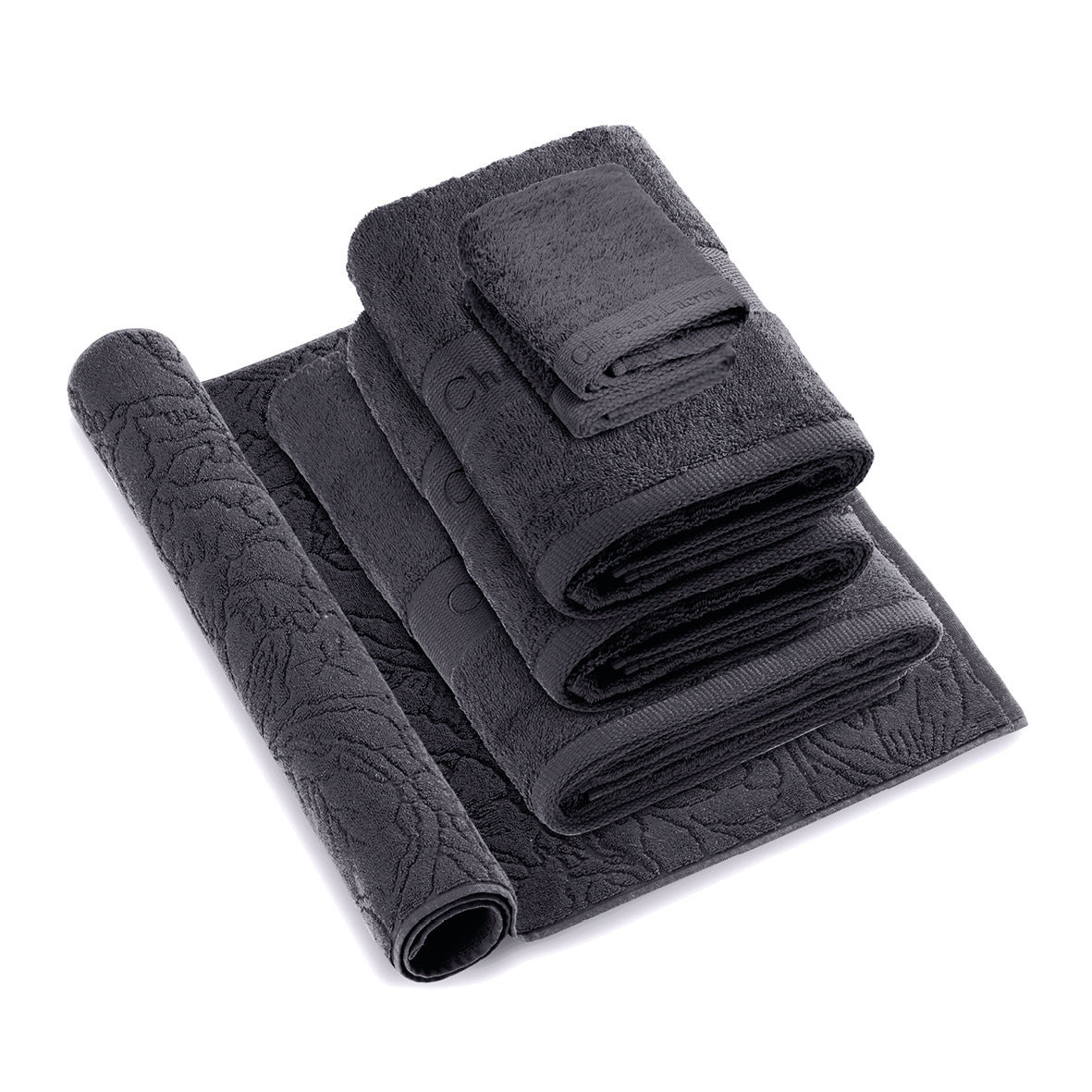 Complete bath linen set combed cotton - Azur