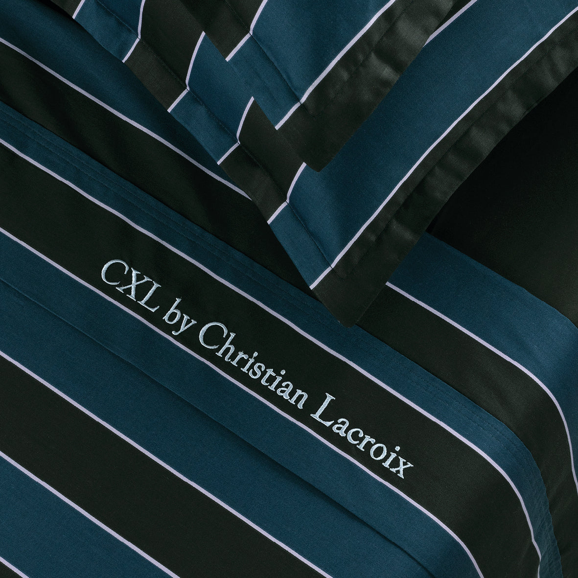 Ensemble de draps satin de coton - Eclipse Bleu foncé