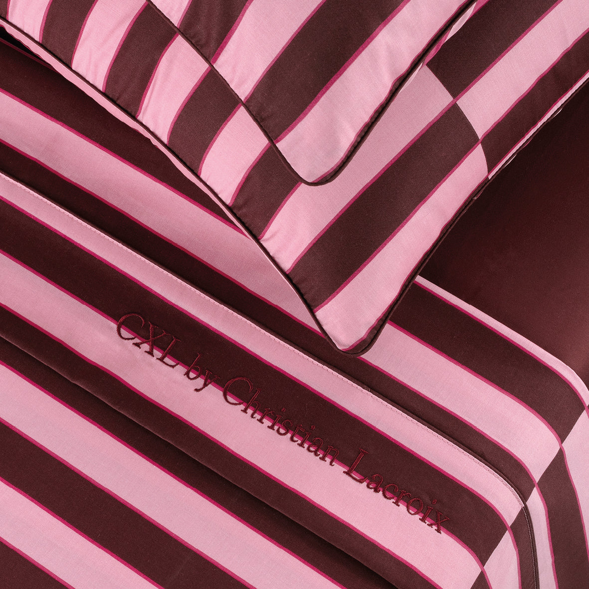 Flat sheet cotton satin - Eclat Pink