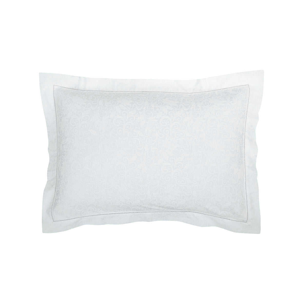 Pillowcase(s) cotton satin - Fleur royale White 2 x (50 x 70 cm)