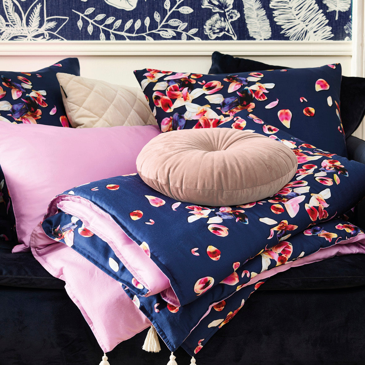 Coussin velours - Larissa Rose