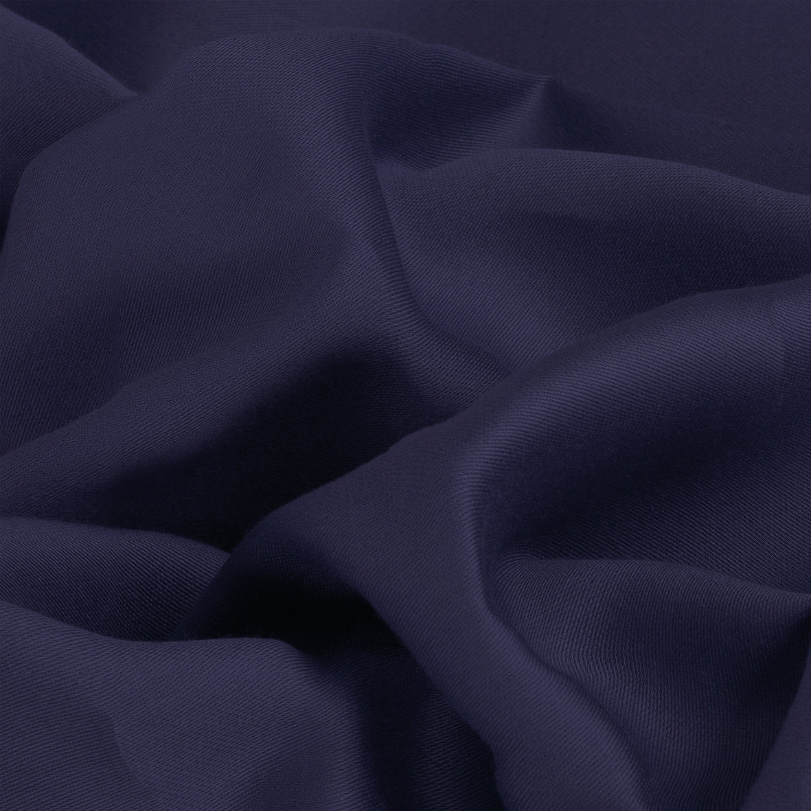Drap plat satin de coton - Uni 1 baratta Bleu 04