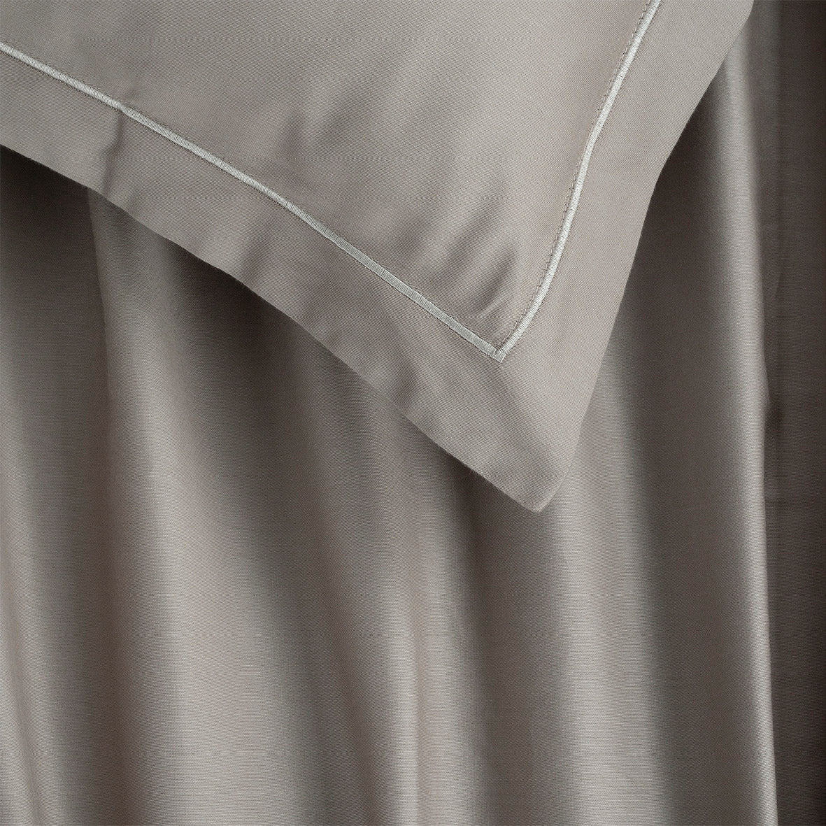Pillowcase(s) cotton satin - Uni 1 baratta Taupe 01