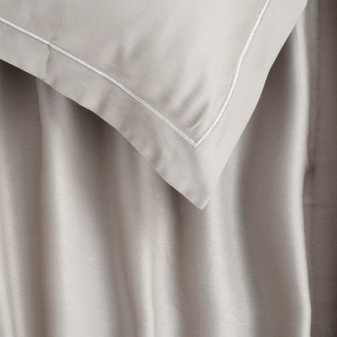 Pillowcase(s) cotton satin - Uni 1 baratta Taupe 04
