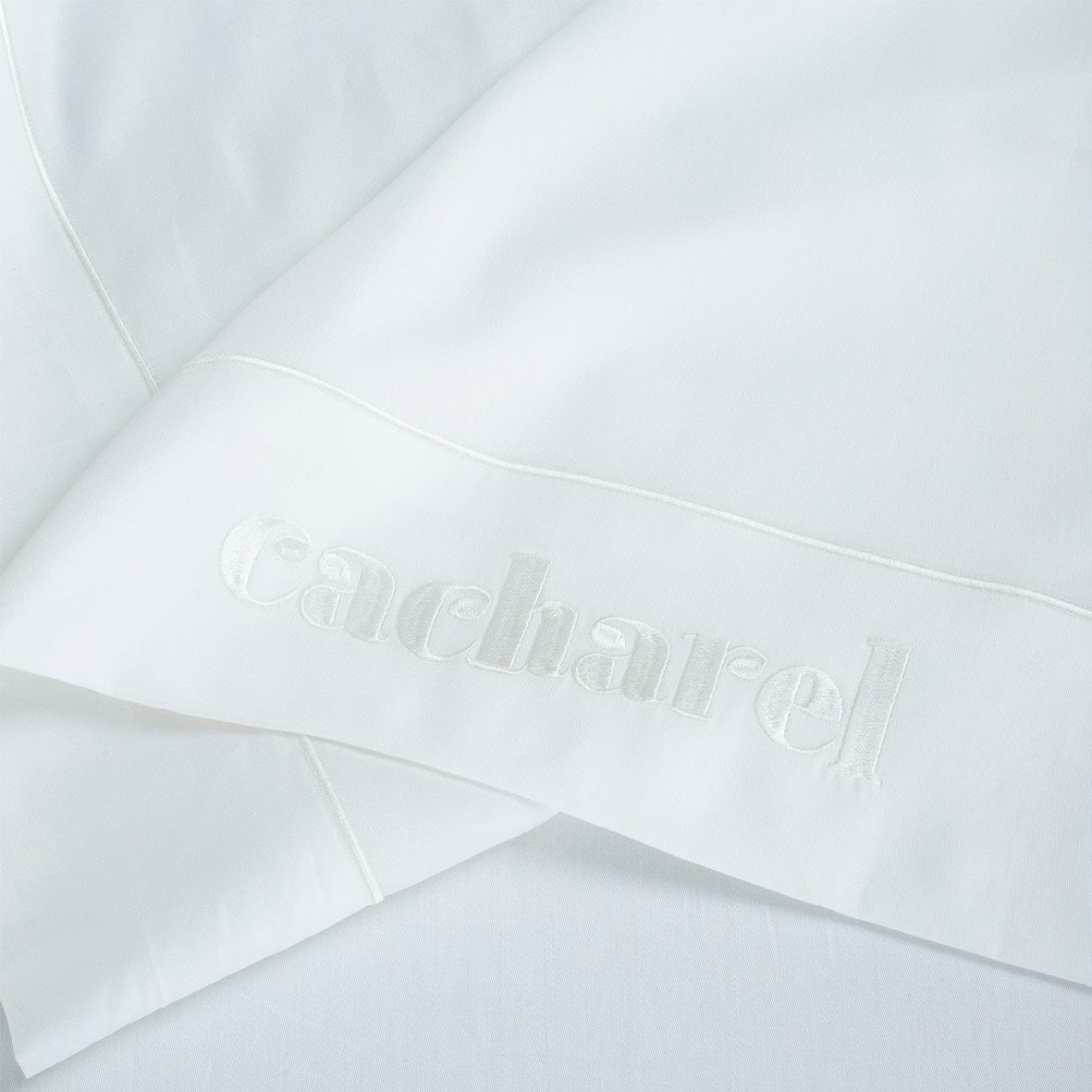 Flat sheet cotton satin - Uni 1 baratta White 01