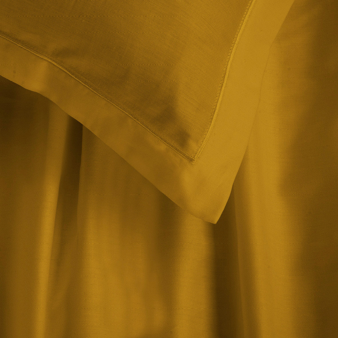 Pillowcase cotton satin - Uni 1 baratta Yellow 01