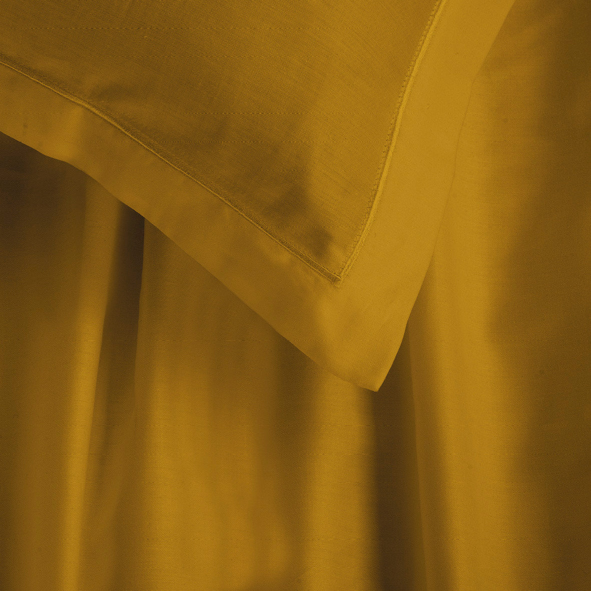 Sheet set cotton satin - Uni 1 baratta Yellow 01