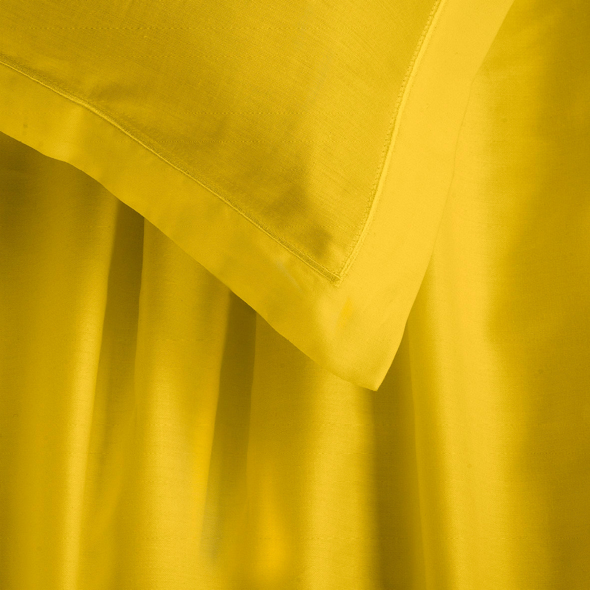 Pillowcase(s) cotton satin - Uni 1 baratta Yellow 02