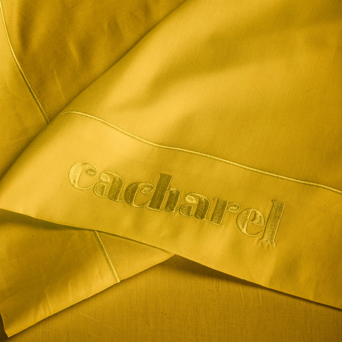 Drap plat satin de coton - Uni 1 baratta Jaune 02