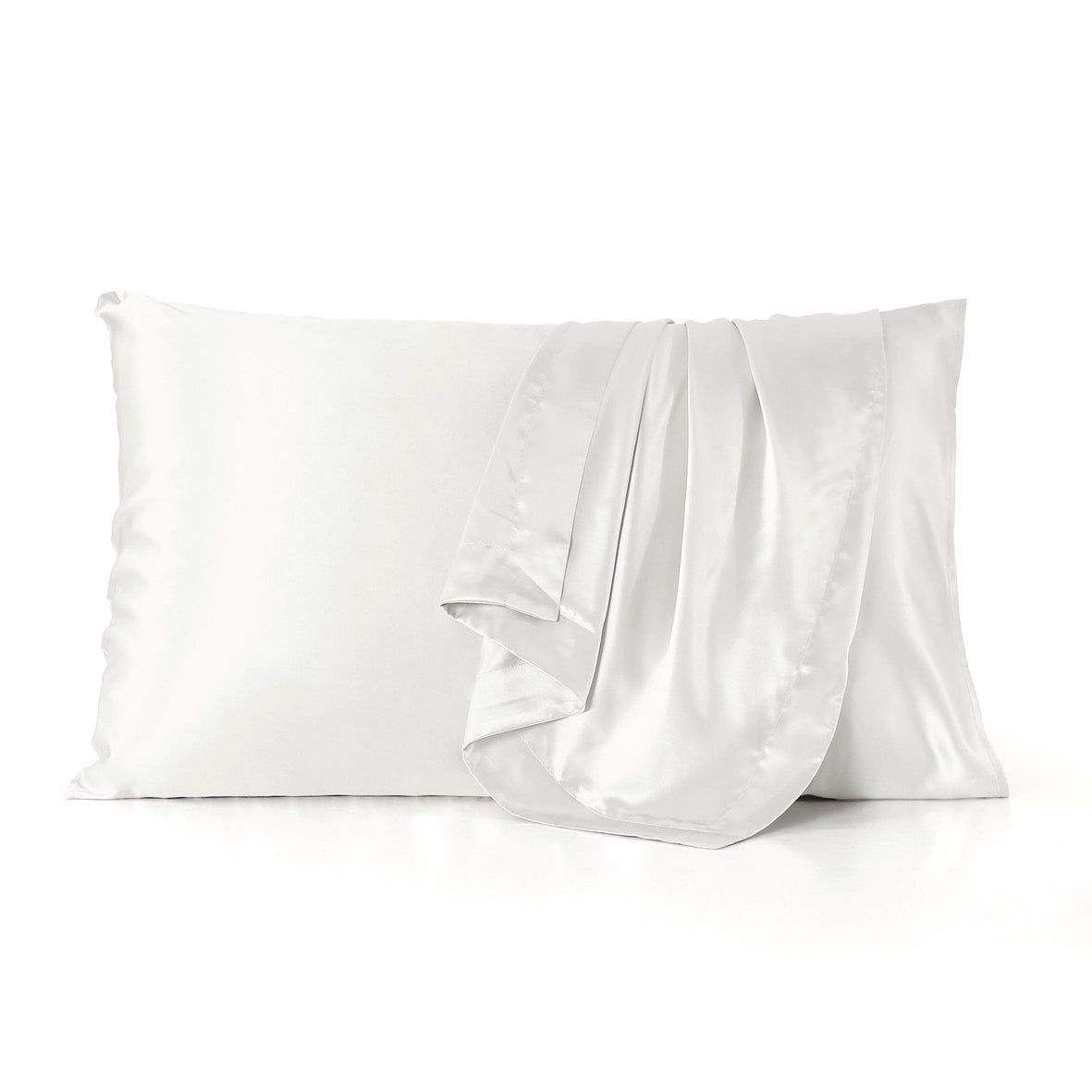 Pillowcase silk - Lunéia White 50 x 70 cm