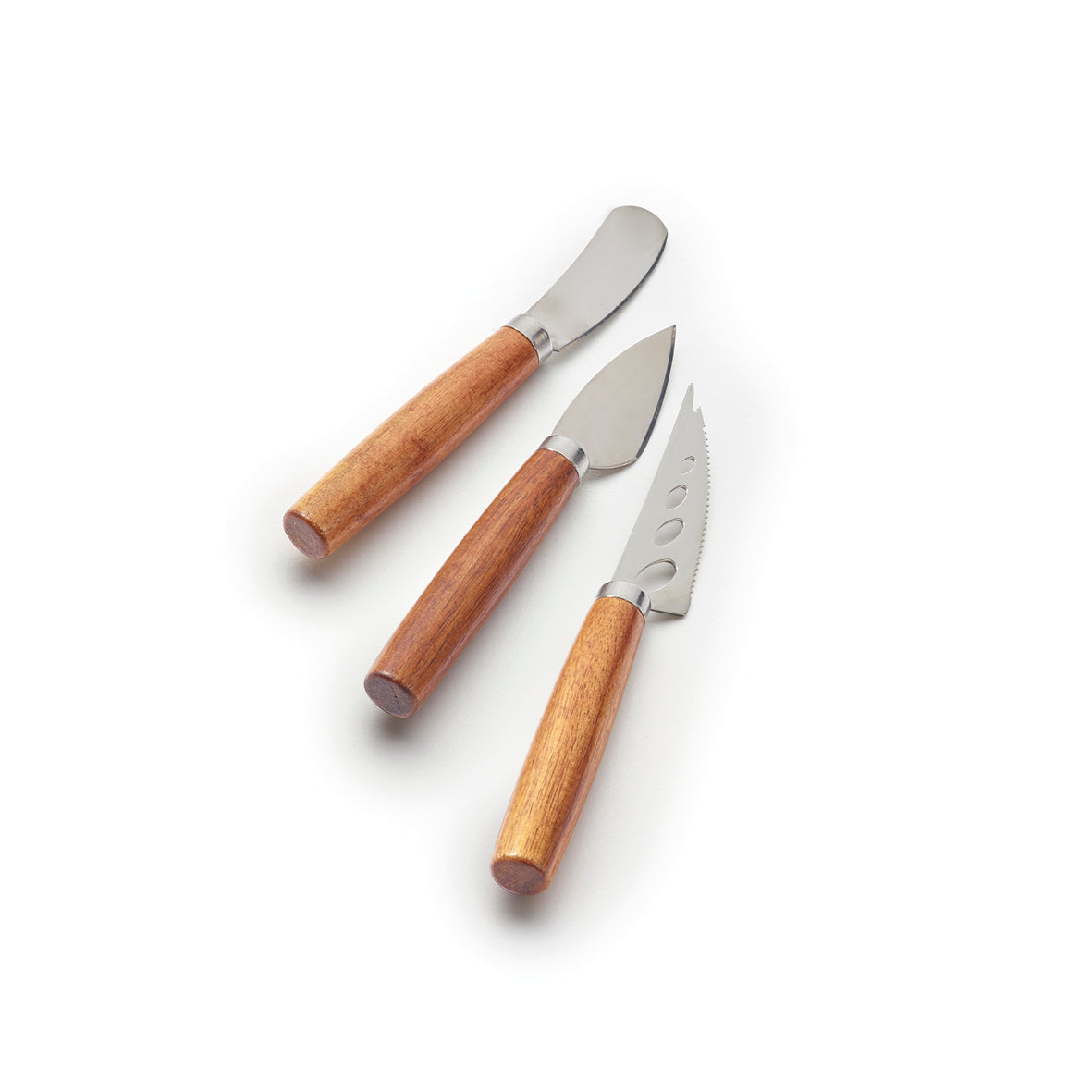 Rectangular bamboo cutting board + cheese knife set