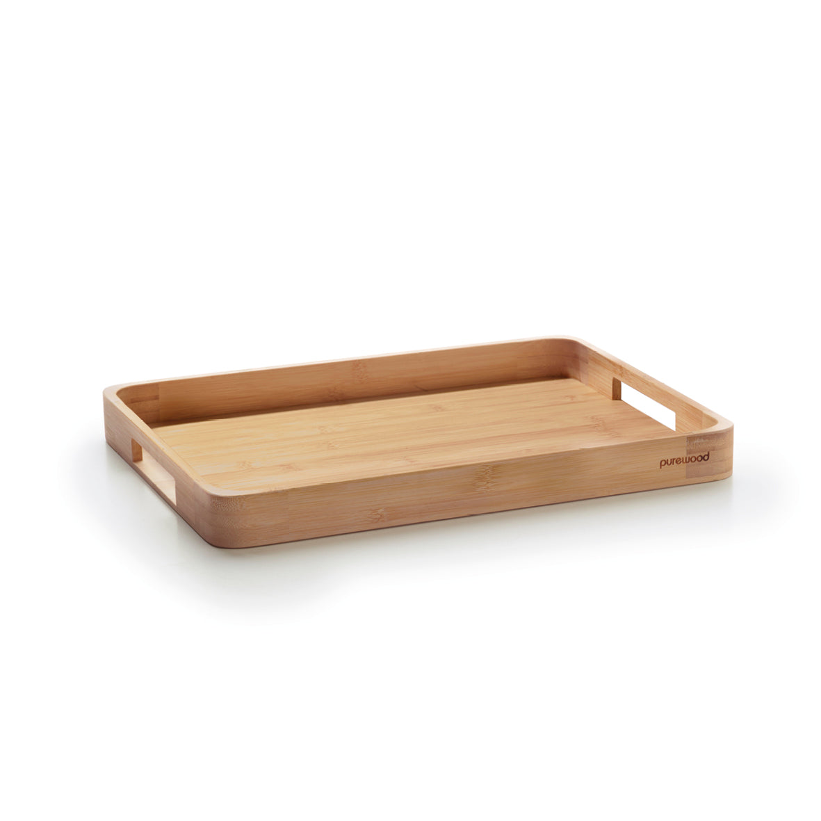 Serving tray with two handles - Bamboo