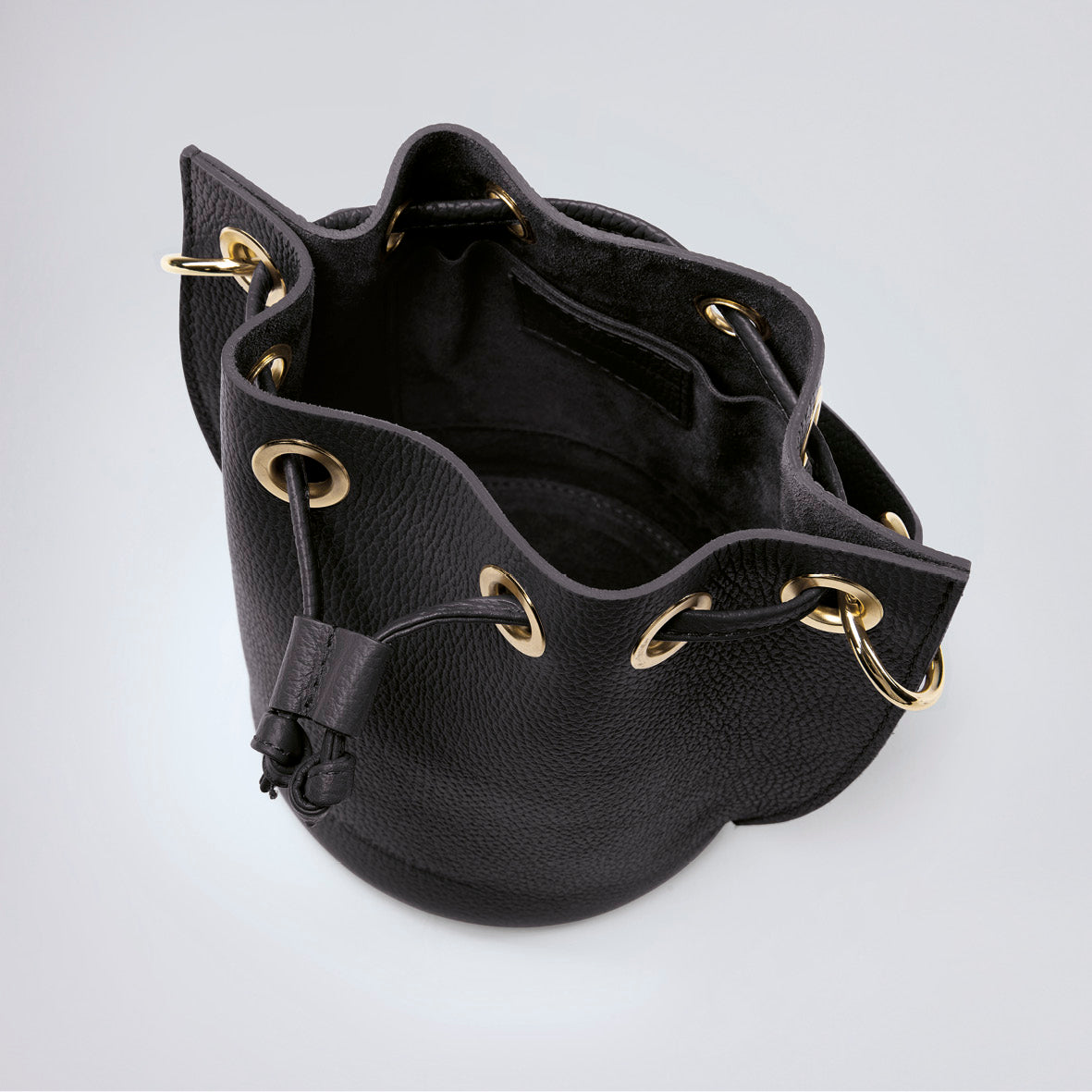 Leather bucket bag Celestins