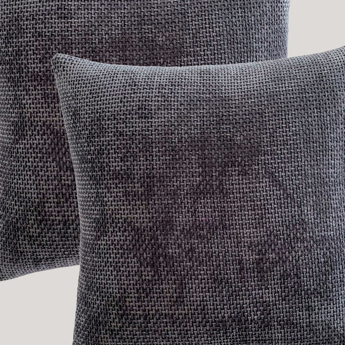 Housse de coussin Robin Gris foncé - 45 x 45 cm