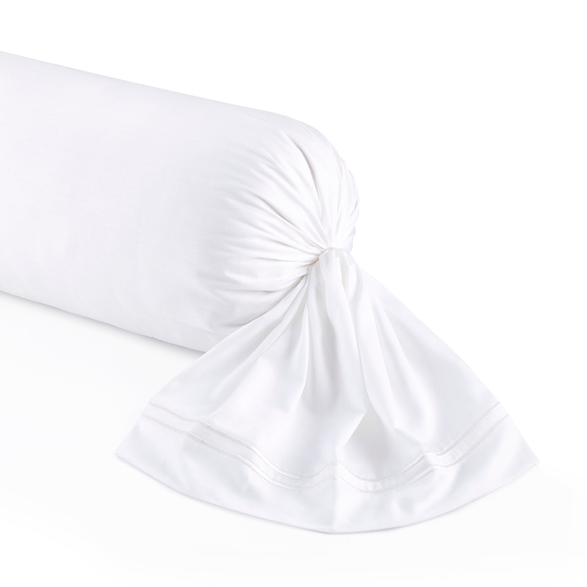 Pillowcase(s) cotton satin - Bastia White / White