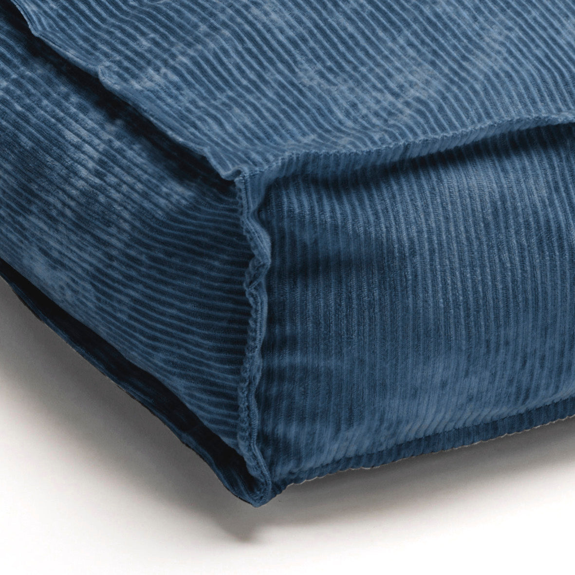 Coussin pour chien velours côtelé - Bleu