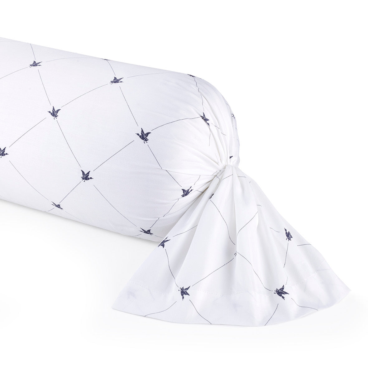 Pillowcase(s) cotton satin - Canards Evy White