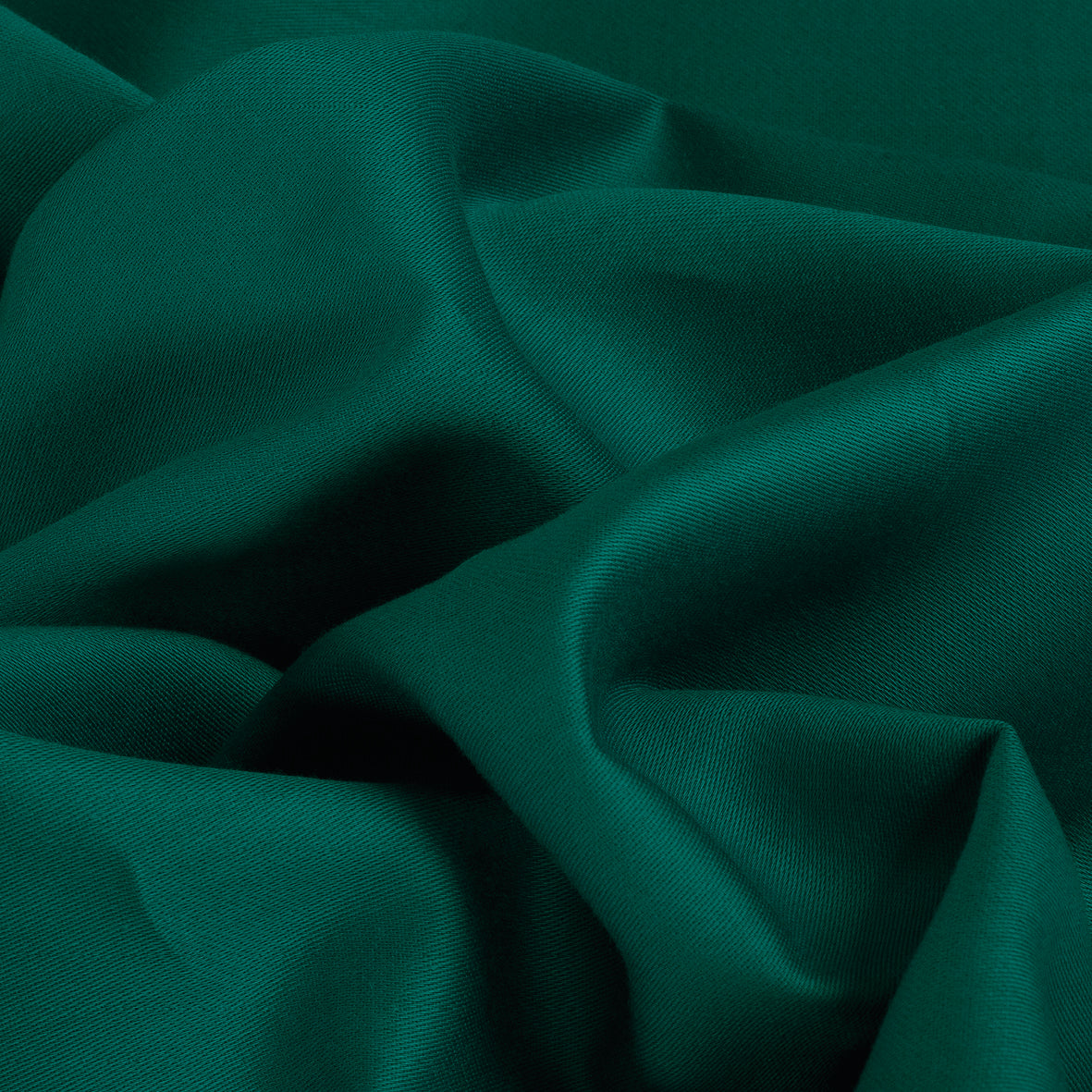 Drap plat satin de coton - Uni 1 baratta Vert 02