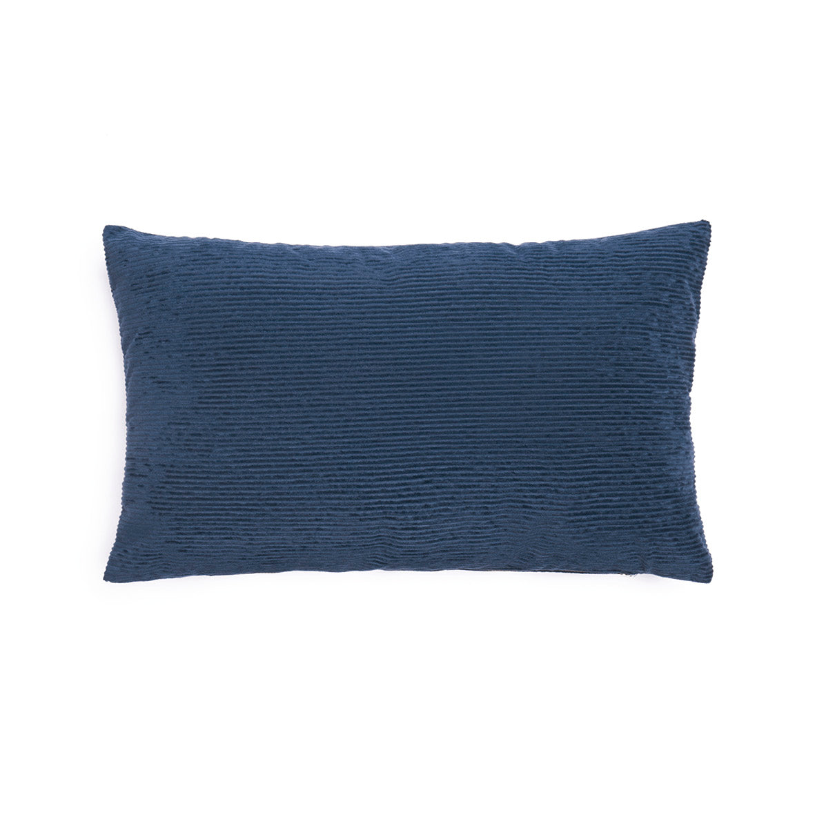 Housse de coussin velours côtelé - Bleu