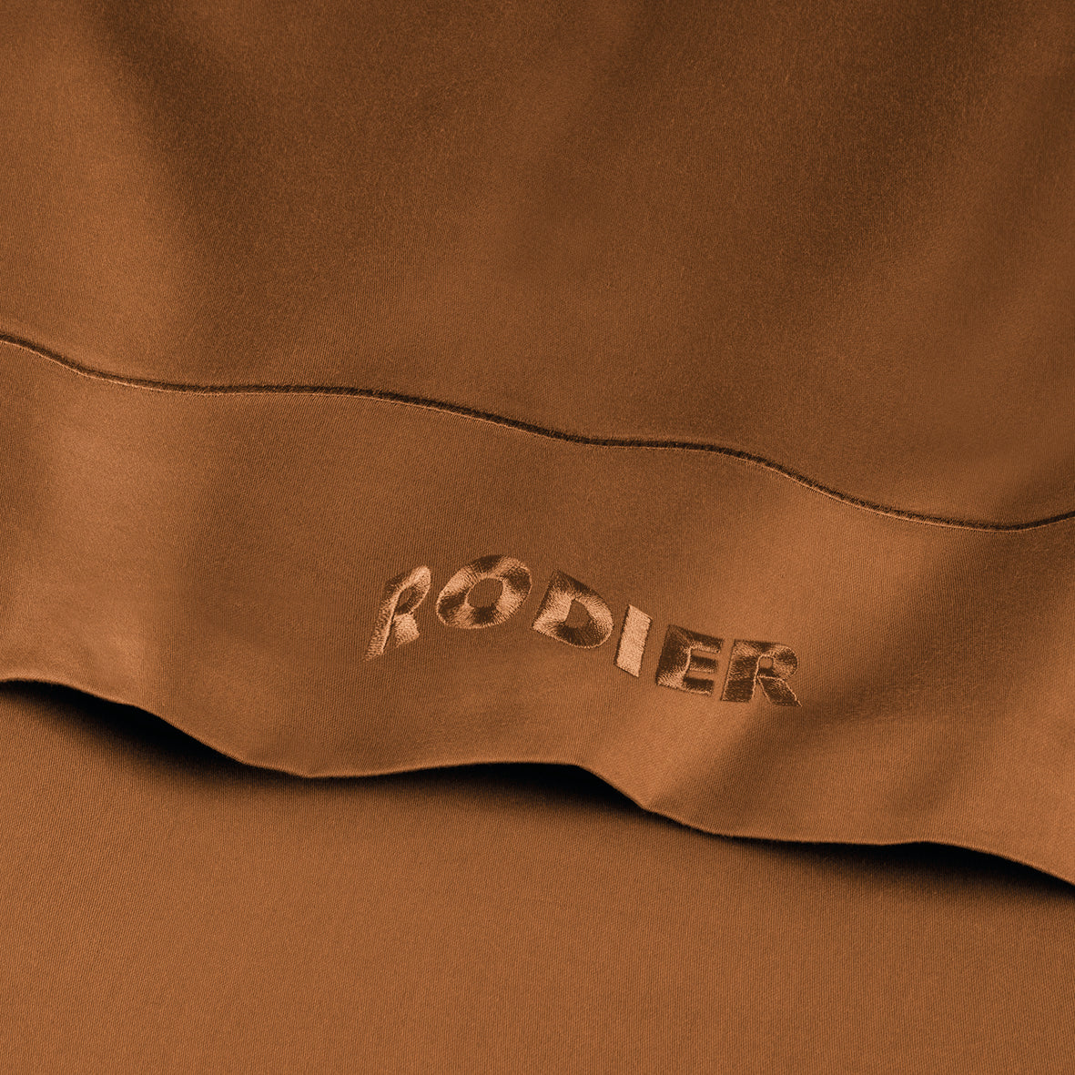 Sheet set cotton satin - Uni 1 baratta Brown 01