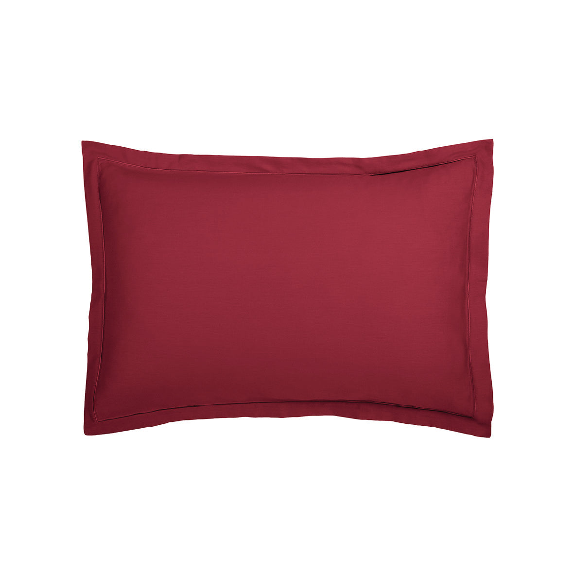 Pillowcase cotton satin - Uni 1 baratta Burgundy 01 2 x (50 x 70 cm)