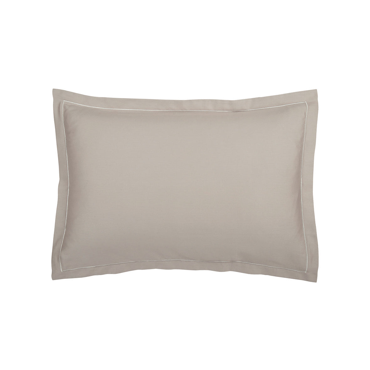 Pillowcase cotton satin - Uni 1 baratta Taupe 01
