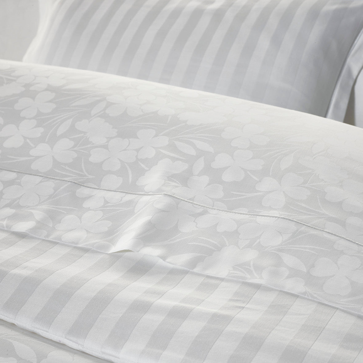 Bolster pillowcase - Uni white