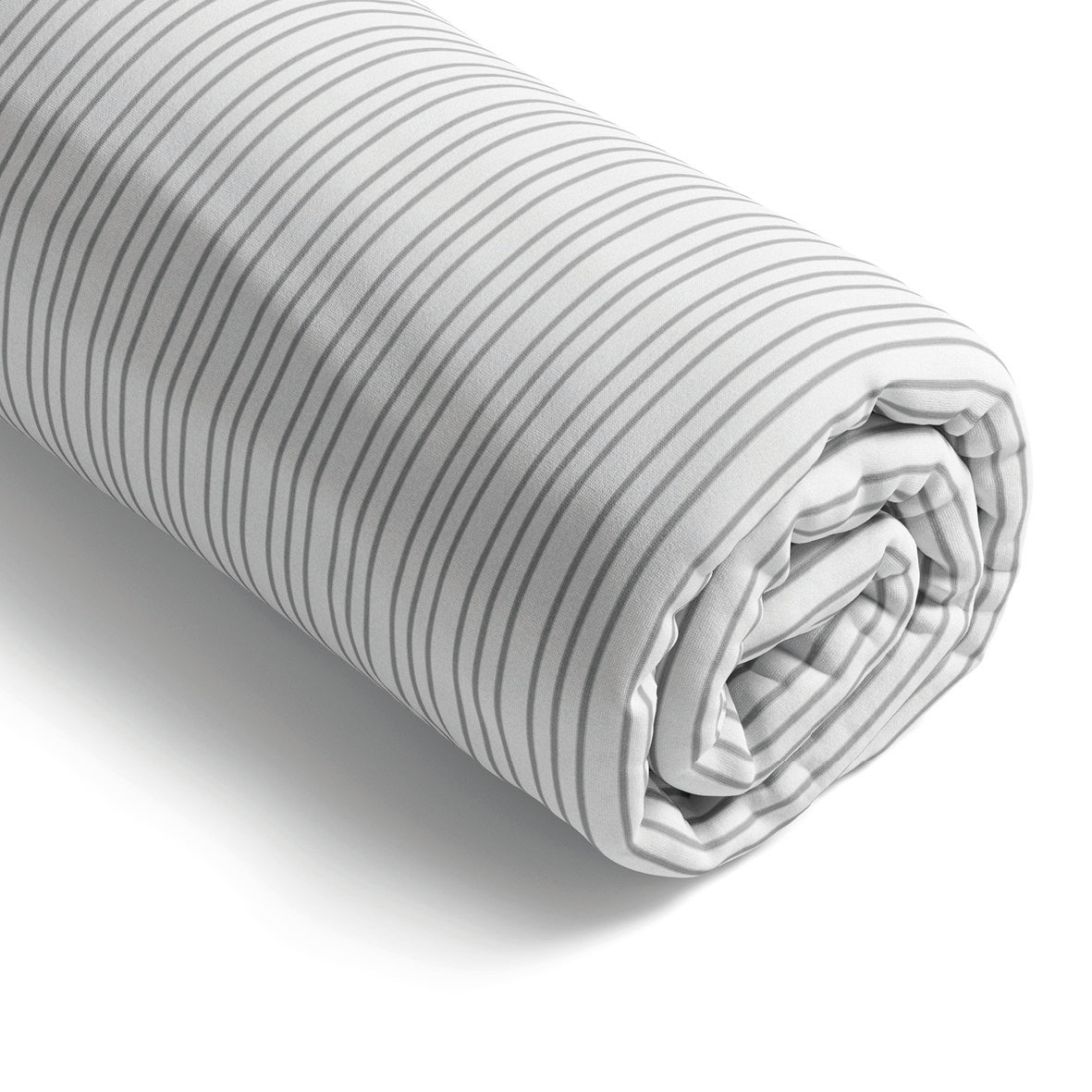 Fitted sheet cotton satin - Louisa Grey