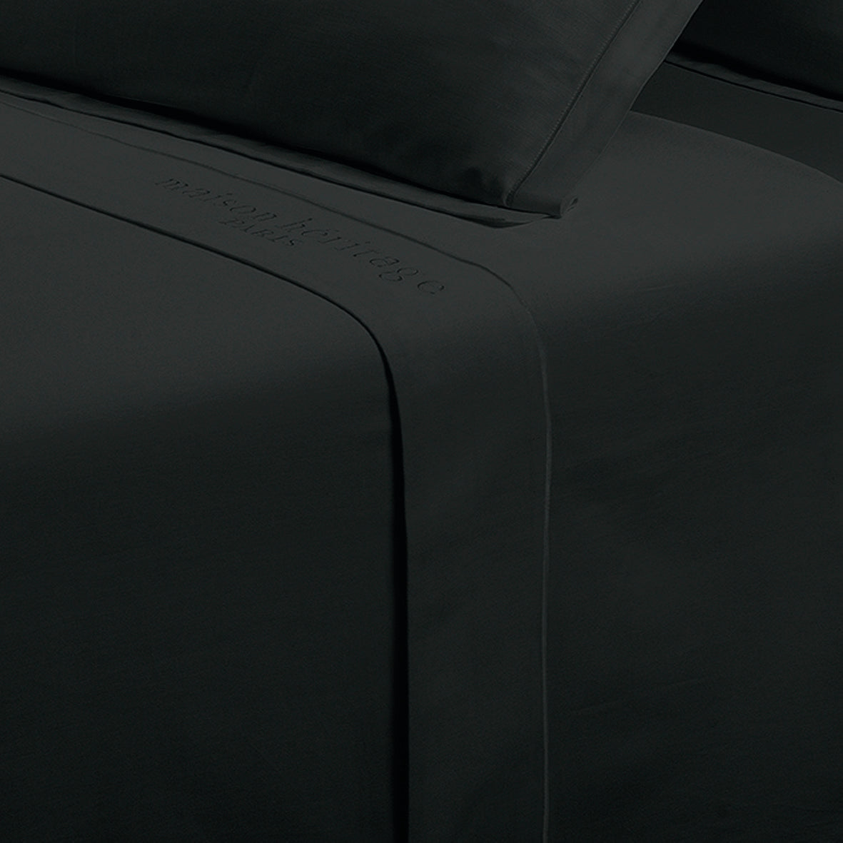 Drap plat satin de coton - Uni 1 baratta Gris 03