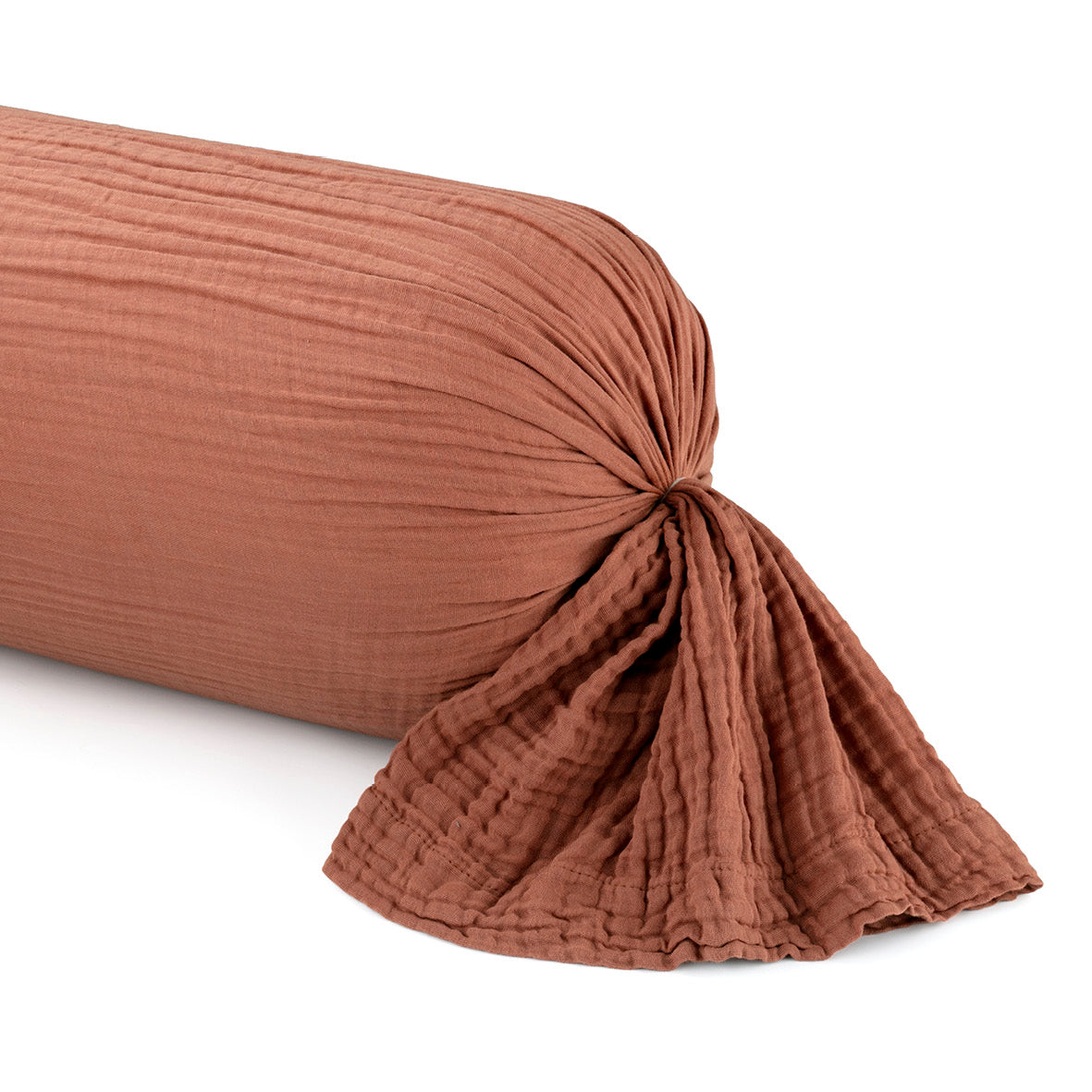 Pillowcase cotton gauze - Uni Terracotta 02 43 x 210 cm