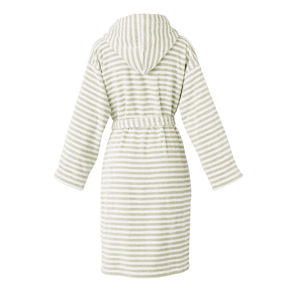 Hooded bathrobe - Baléares Green