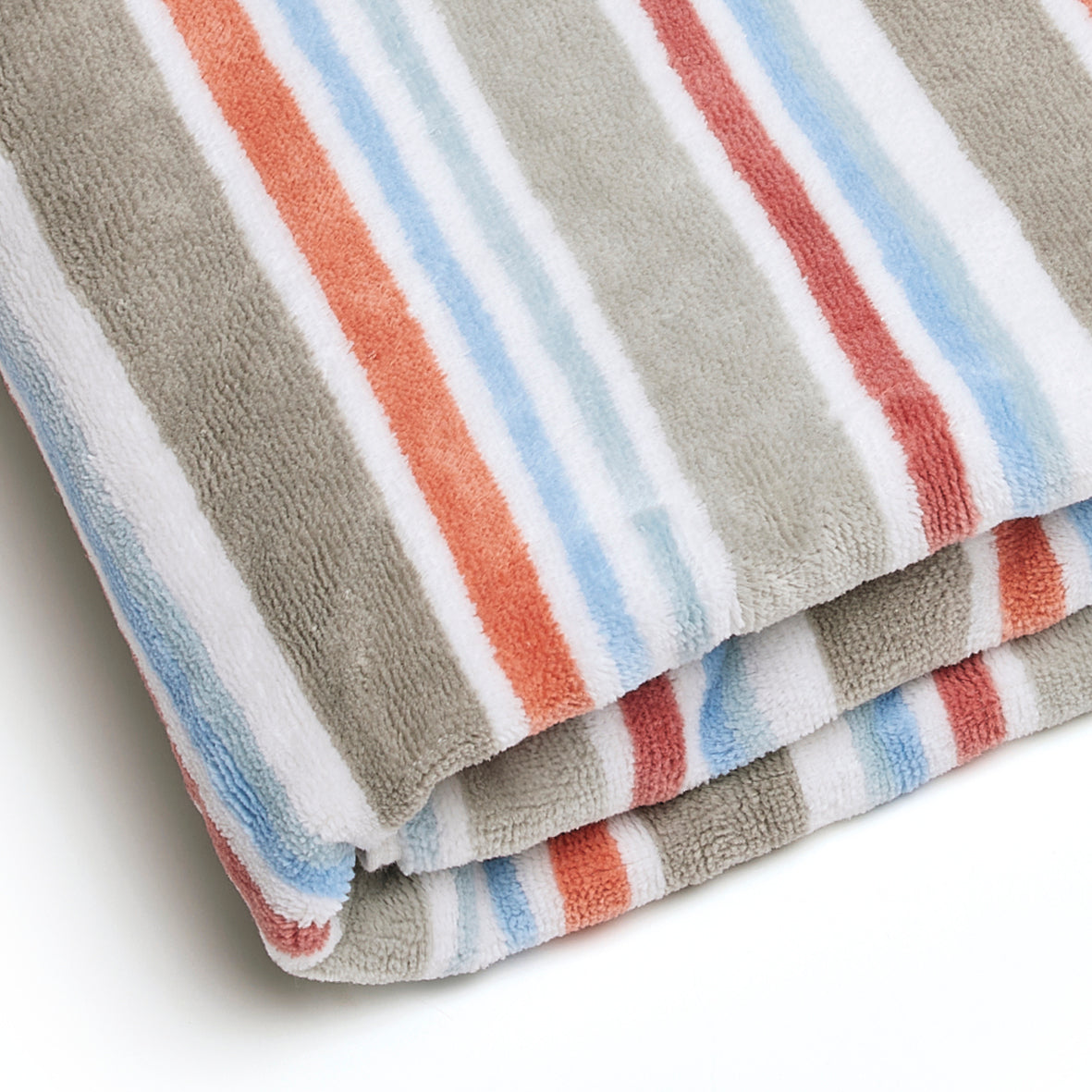 Serviette de plage Crète Multicouleur rouge - 100 x 180 cm