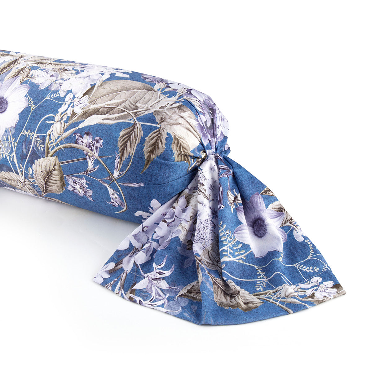 Pillowcases cotton satin - Hortensia blue