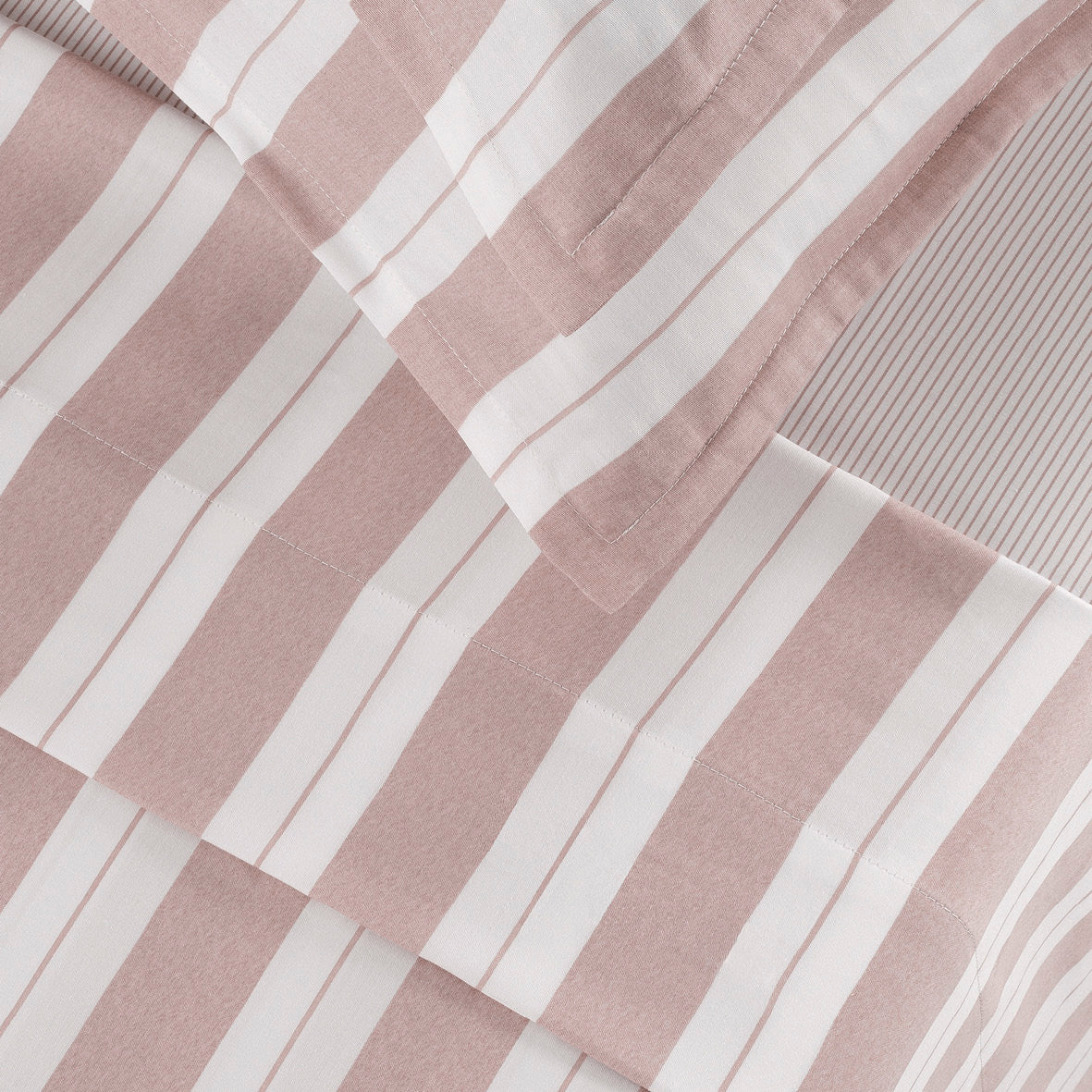 Sheet set cotton satin - Chloé Old pink
