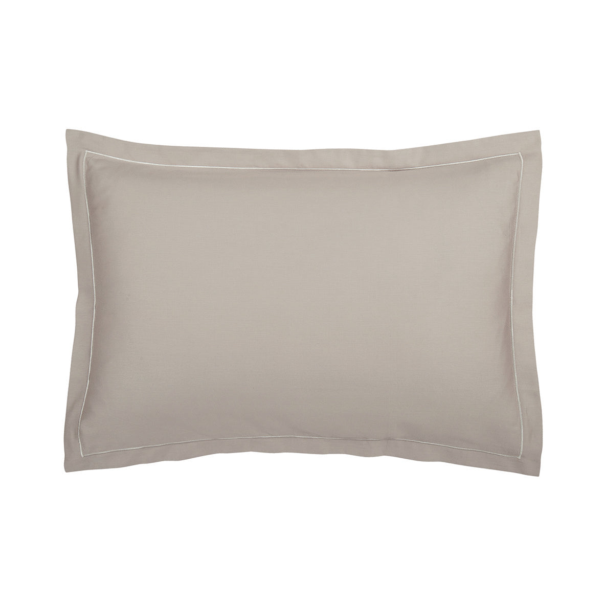 Pillowcase cotton satin - Uni 1 baratta Taupe 01