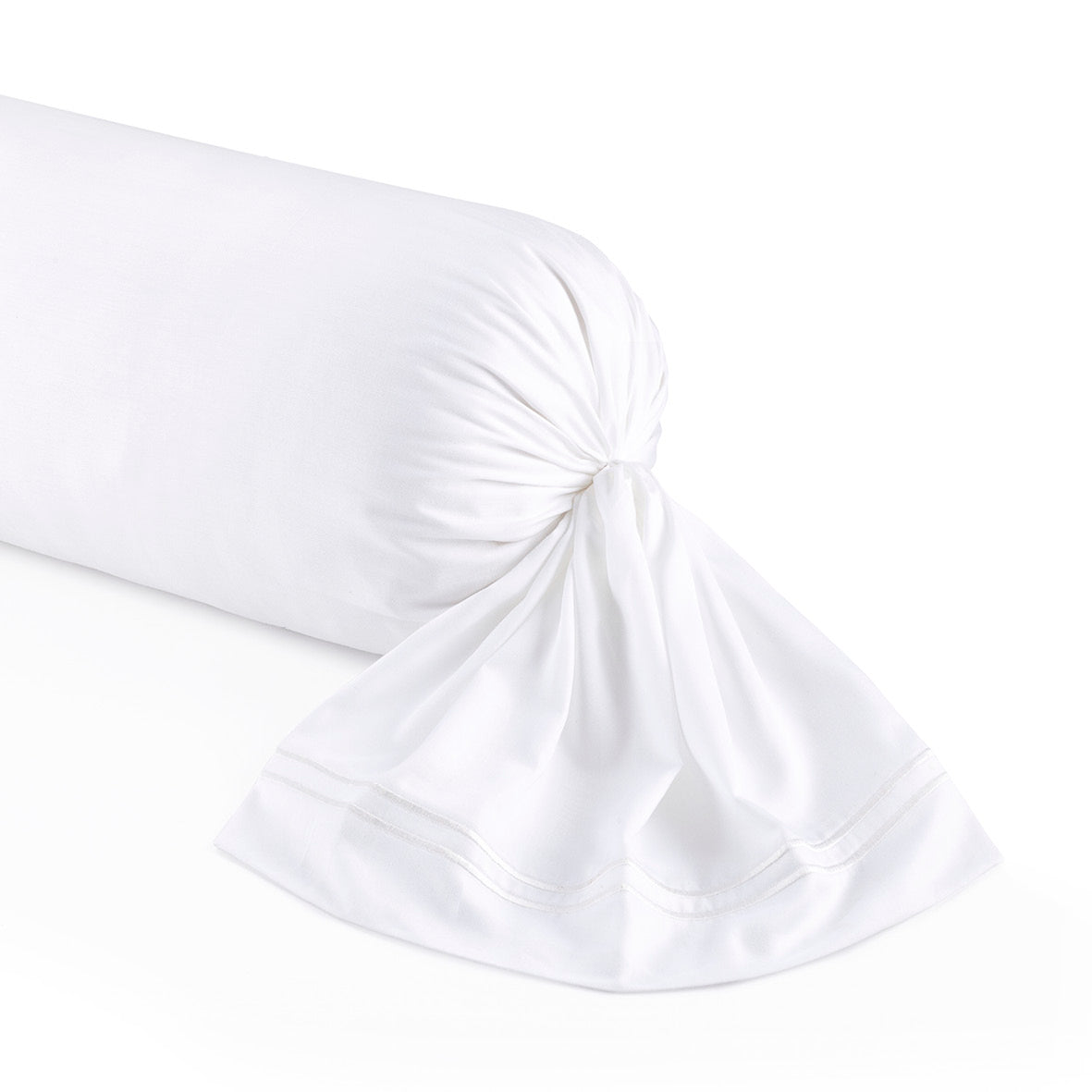 Pillowcase(s) cotton satin - Antibes White / White