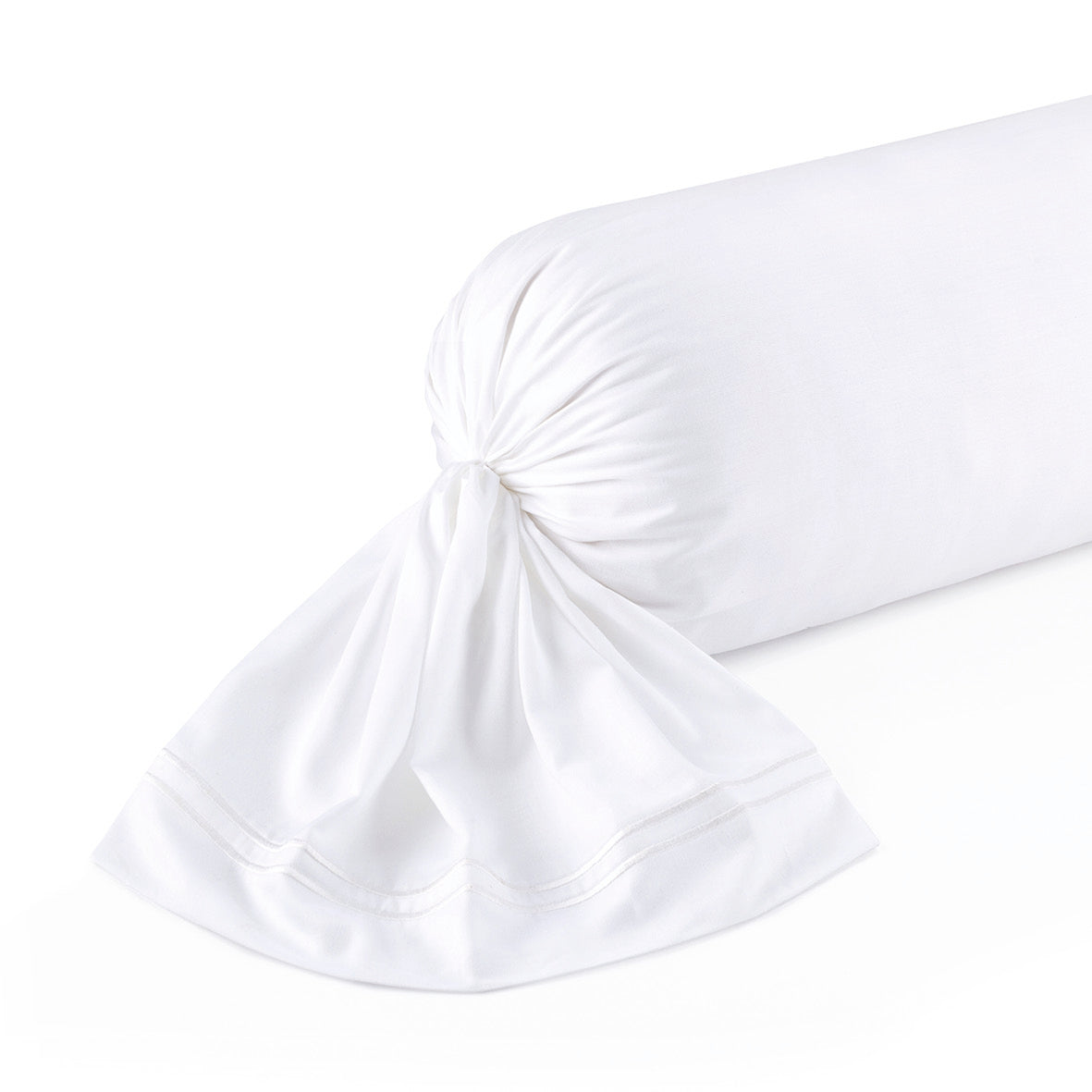 Pillowcase(s) cotton satin - Annecy White / White