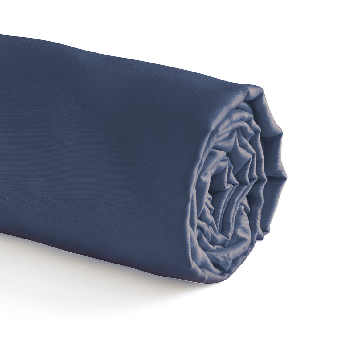 Drap-housse satin de coton - Bleu 06