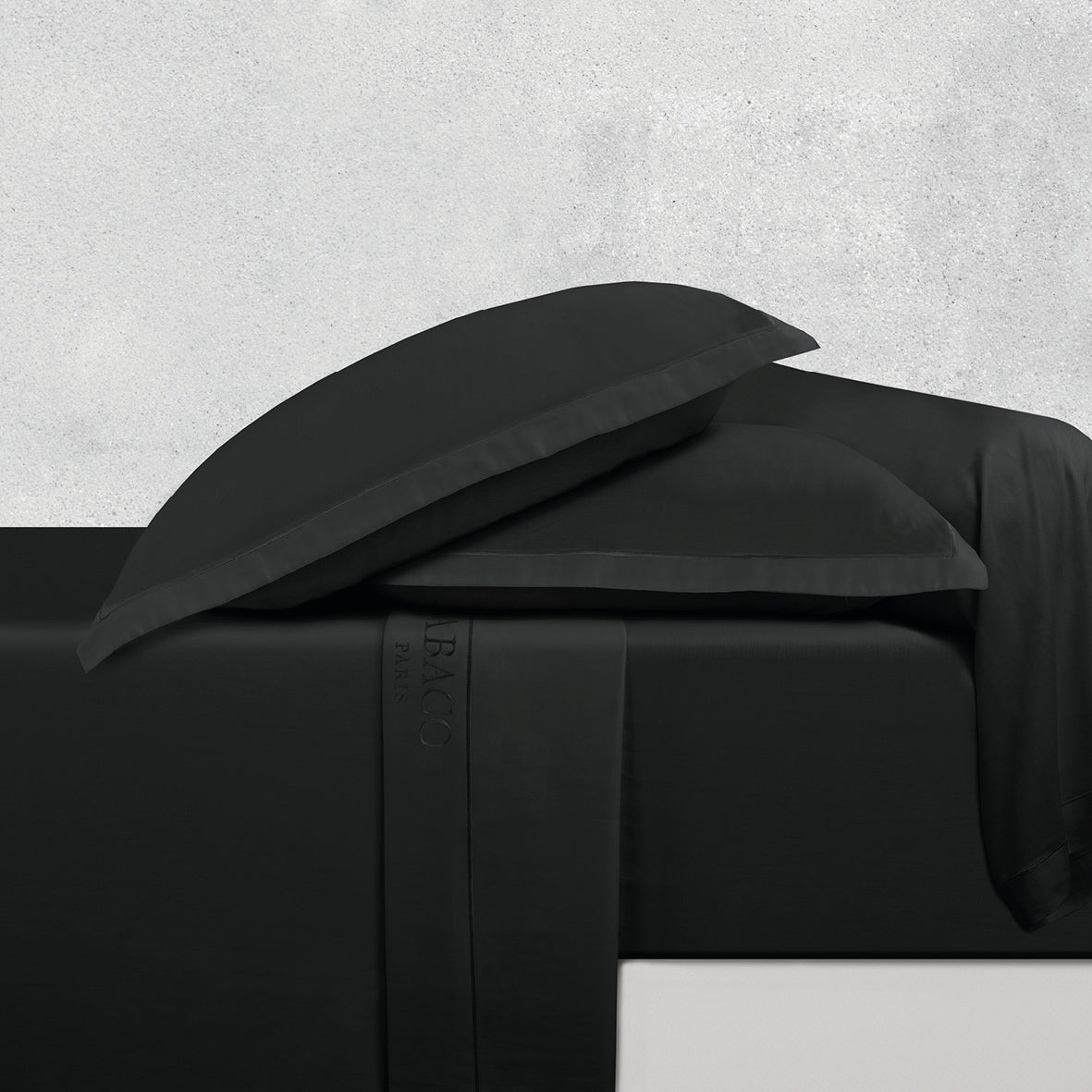 Flat sheet cotton satin - Uni 1 baratta Grey 03