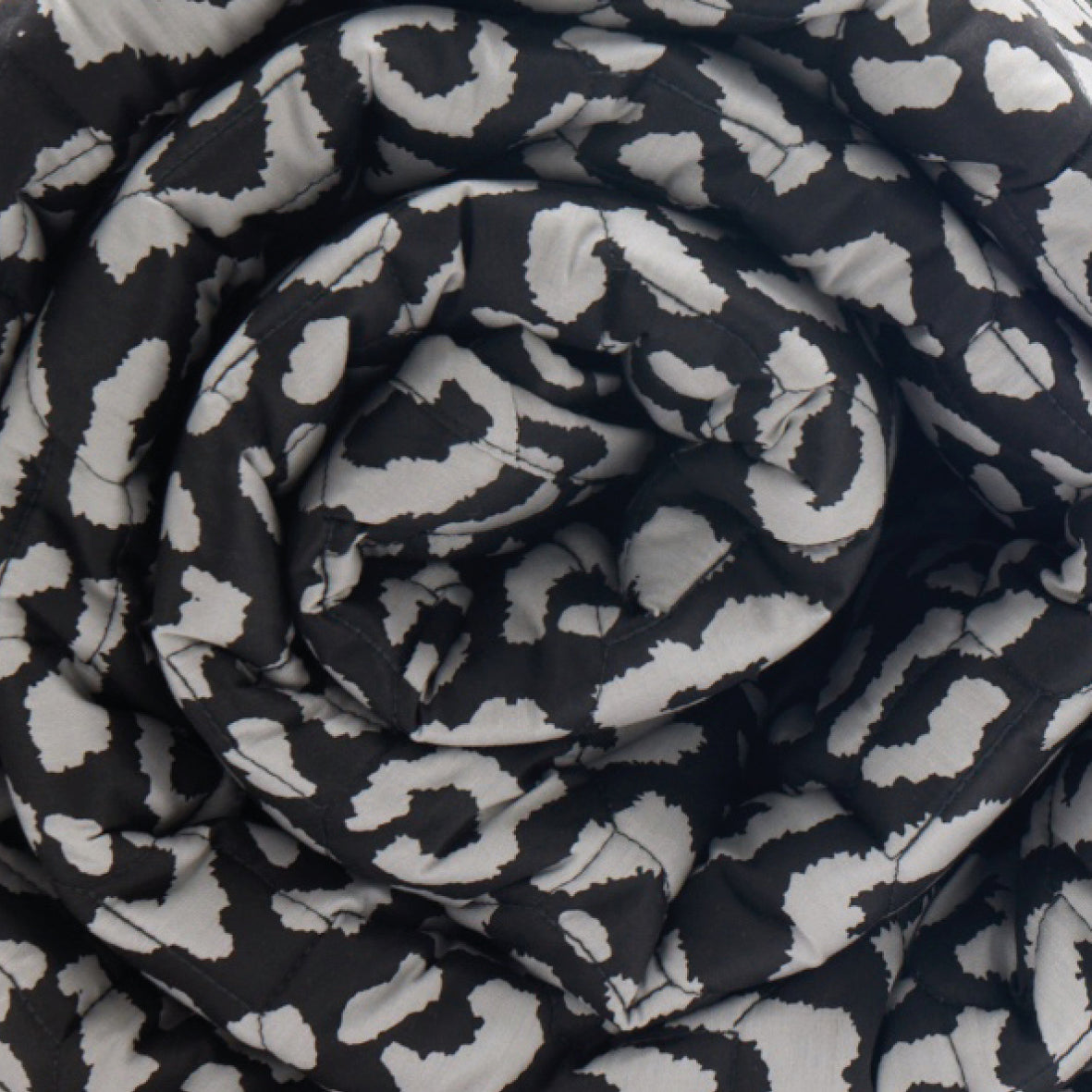 Bedspread cotton satin - Instinct Black - 220 x 250 cm