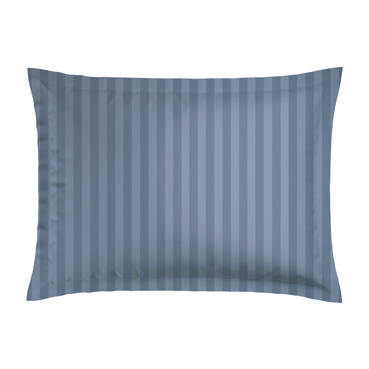 Pillowcase(s) cotton satin dobby stripe woven - Blue 2 x (50 x 70 cm)