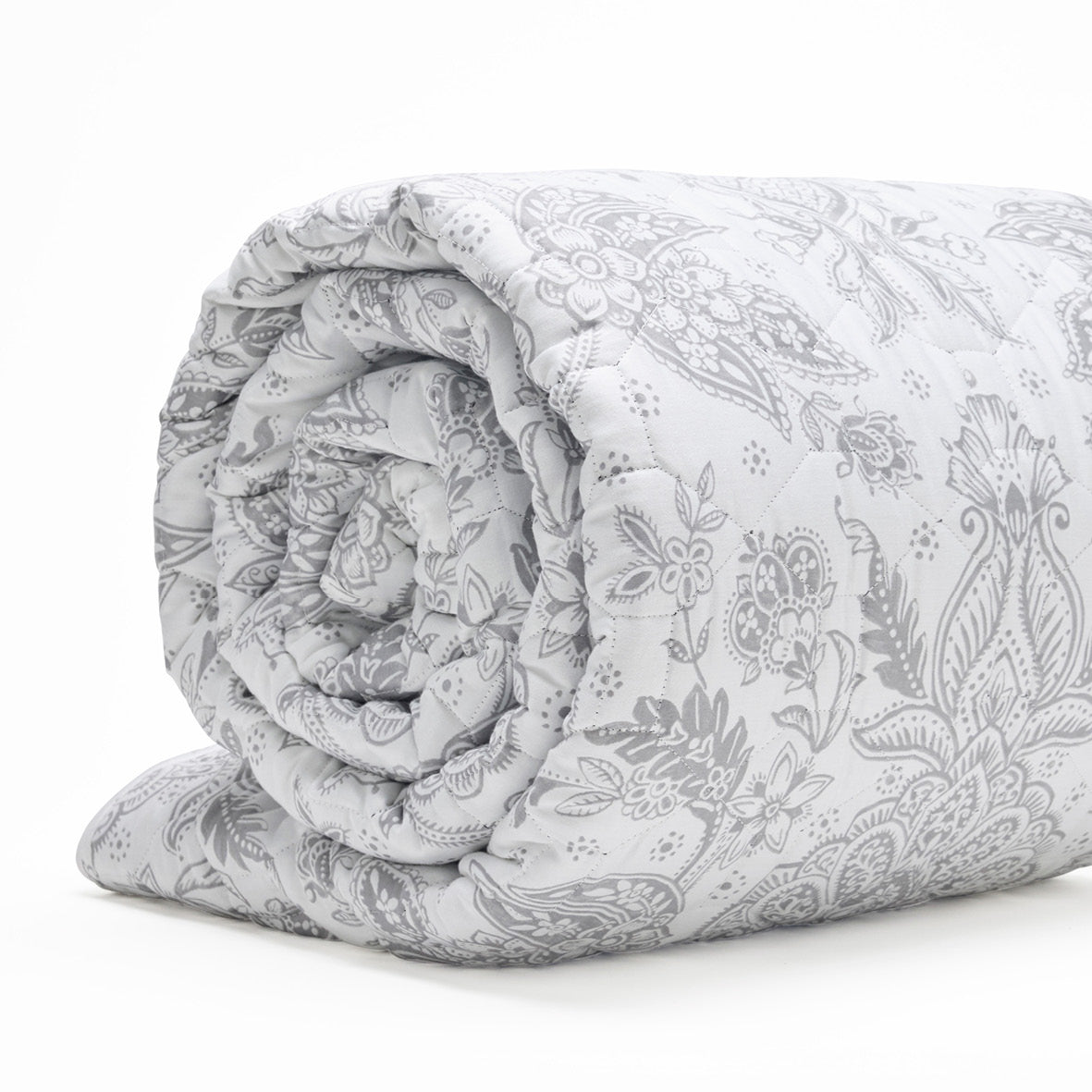 Bedspread cotton satin - Élégance persane Beige - 220 x 250 cm