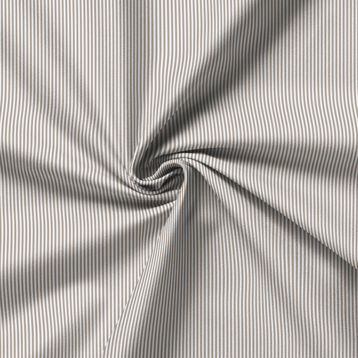 Flat sheet cotton percale - Aix-Marseille Taupe